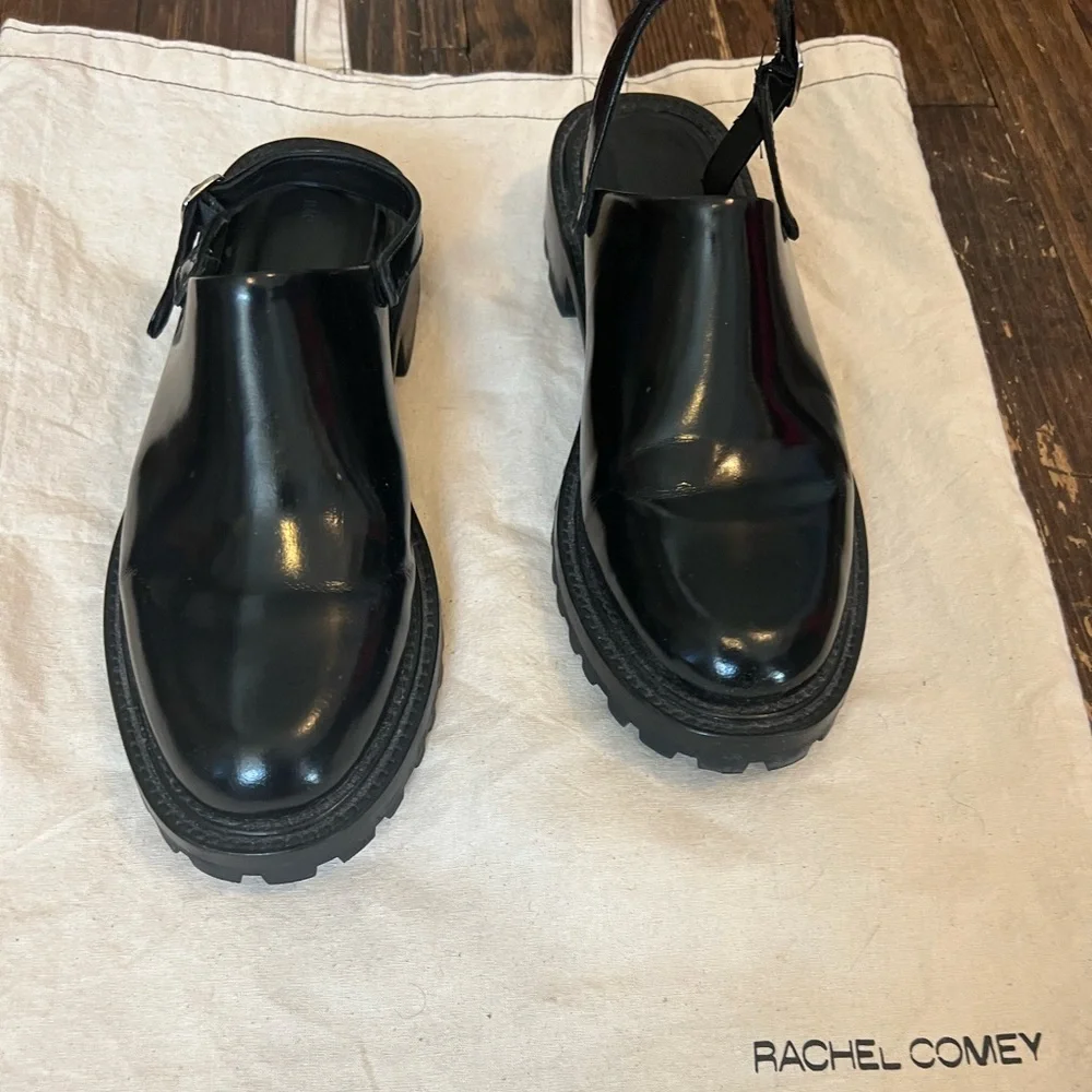 Rachel Comey Gilly Clogs Patent Leather SZ 7 - Picture 9 of 16